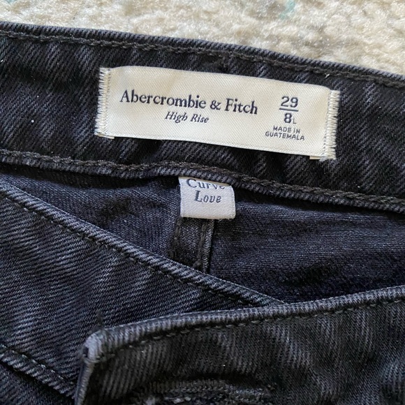 Abercrombie Curve Love Vintage High Rise Flare Jeans 29L - Picture 5 of 7